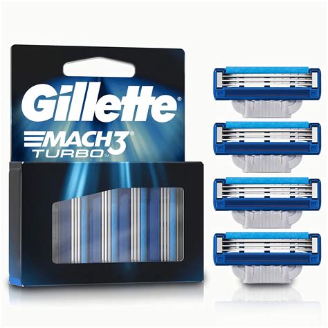 Buy Gillette Mach Turbo Manual Shaving Razor Blades S Pack