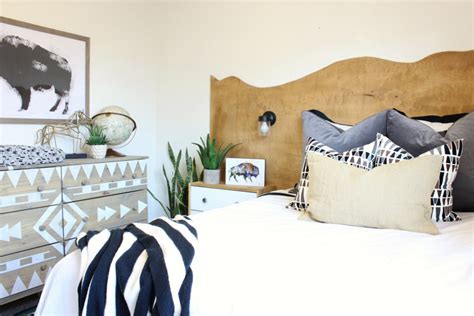 Tribal Inspired Bedroom Makeover Classy Clutter