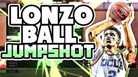 NBA 2K17 HOW TO CREATE LONZO BALL JUMPSHOT YouTube