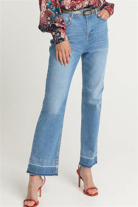 Expresso High Waist Straight Fit Jeans Light Denim Wehkamp