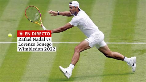 Nadal Sonego Wimbledon En Directo Tercera Ronda Tenis En Vivo