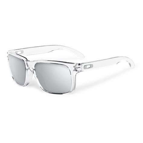 Oakley Holbrook Polished Clear Chrome Iridium Countryside Ski And Climb