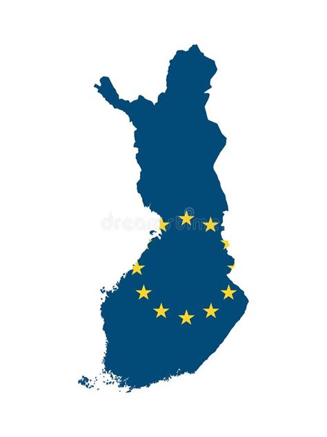 Europe EU Map With Country Names Called Out Stock Vector Illustration