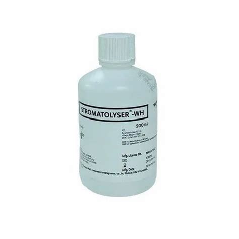 Hematology Reagents Sysmex Stromatolyser Wh Hematology Reagents Wholesale Trader From Coimbatore