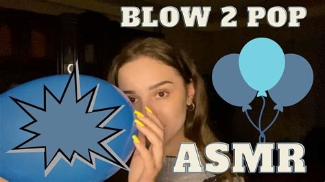 Asmr Popping Balloons 🎈 With Long Nails Balloon Blowing And Play Youtube