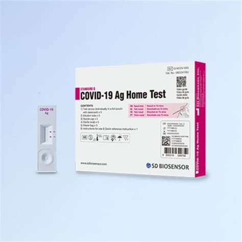 SPD HSA Approved SD Biosensor Standard Q COVID 19 Ag Home Test 5