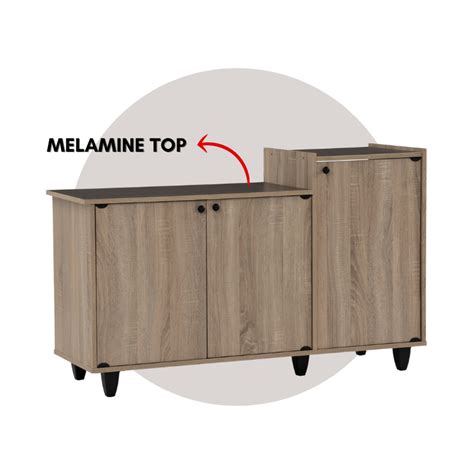 Alora Furniture FRENA Gas Cabinet Almari Gas Melamine Top Gas