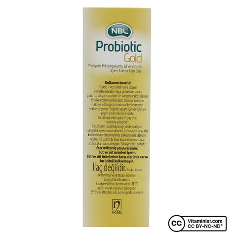 NBL Probiotic GOLD 10 Saşe Probiyotik Vitaminler