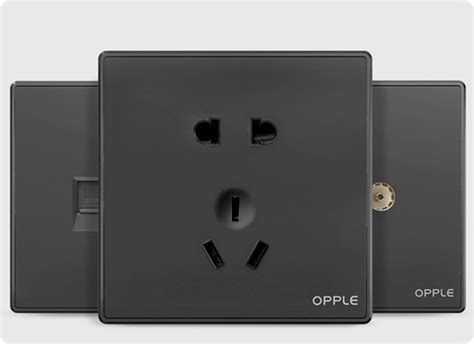 Розетка Xiaomi Opple Wall Switch Socket K05 Black Oblique Five Holes купить по цене 1 000 руб в