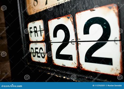 Photo Of Retro Designer Calendar Stock Image Image Of Monthly Blur