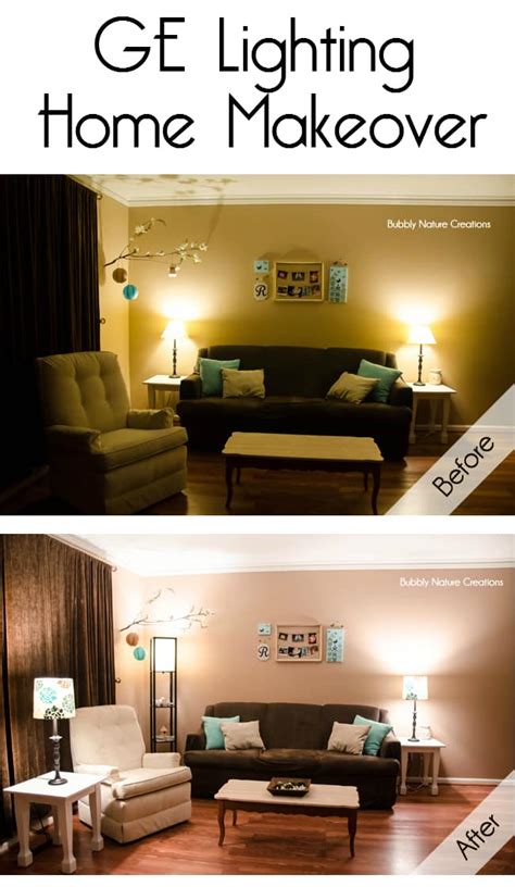 Amazing Lighting Makeover With Ge Reveal Cfls • Sprinkle Some Fun