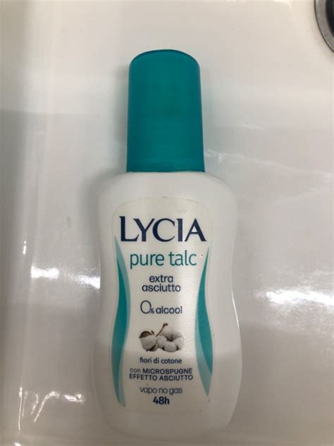 Lycia Pure Talc Deodorante Vapo 48h Extra Asciutto 75 Ml INCI Beauty