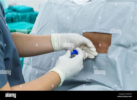 Spinal Anesthesia Hi Res Stock Photography And Images Alamy