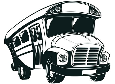 Silhouette School Bus College Team Vehicle 27565542 Vector Art at Vecteezy