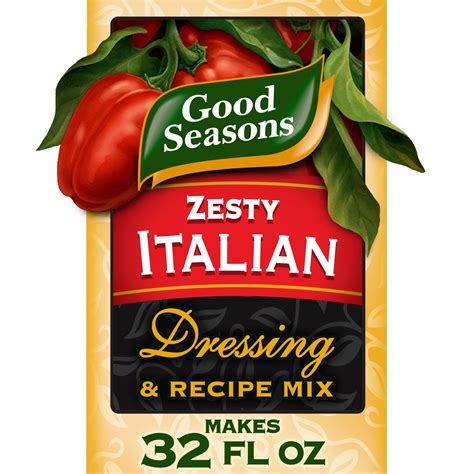 Good Seasons Zesty Italian Dressing And Recipe Seasoning Mix 4 Ct