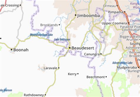 MICHELIN Beaudesert map - ViaMichelin