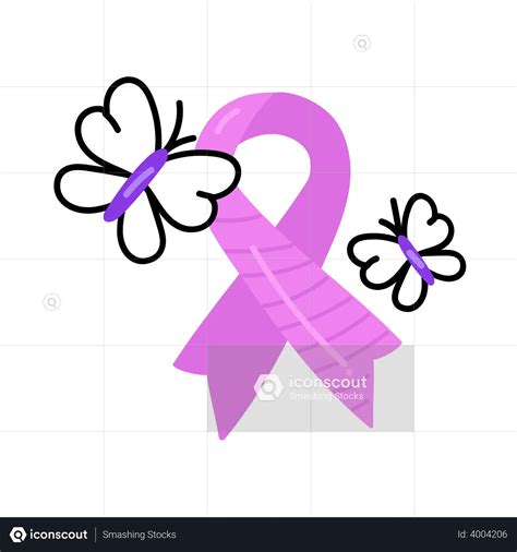 Cancer Awareness Animated Icon download in JSON, LOTTIE or MP4 format