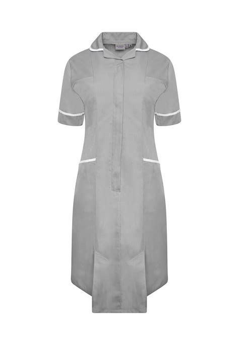 Nurse Dress Grey Or Biscuit The Work Uniform Company