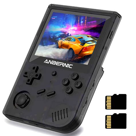 Buy Rg351v Handheld Game Console 35 Inch Portable Double Tf 64g Card