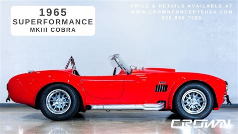 Superformance Mkiii Cobra Sold Crown Concepts C Youtube