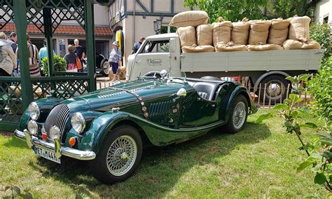 Morgan Plus Ausgestellt Bei Den Fladungen Classics Im Juli