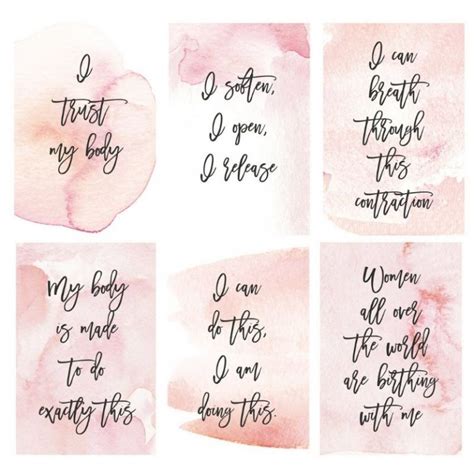 The Best Printable Birth Affirmation Cards Wild Simple Joy