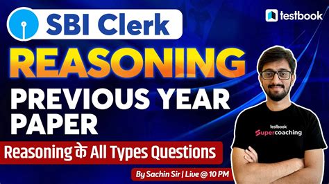 Sbi Clerk Previous Year Question Paper Reasoning Sbi Clerk