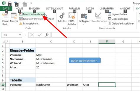 Makro In Excel Erstellen Excel Tutorial Lektion