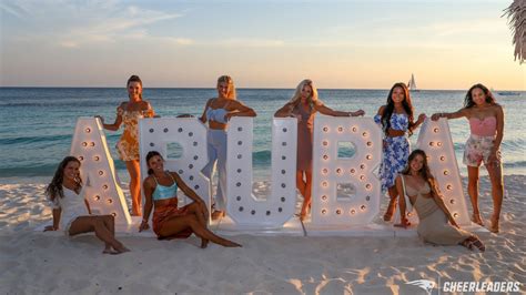 2022 Patriots Cheerleaders Calendar Shoot Day 1