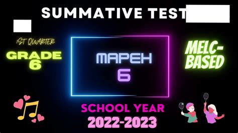 Summative Test Mapeh Summative Test Summative Test Cloud H Defining