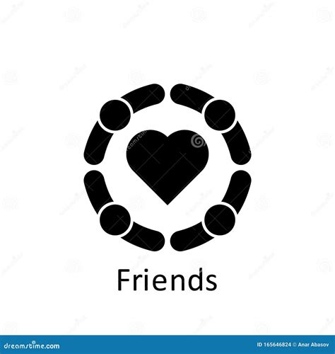 Friendship Friends Heart Icon Element Of Friendship Icon Premium