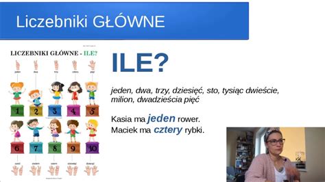 Części mowy liczebnik Lekcja z nauczycielem YouTube