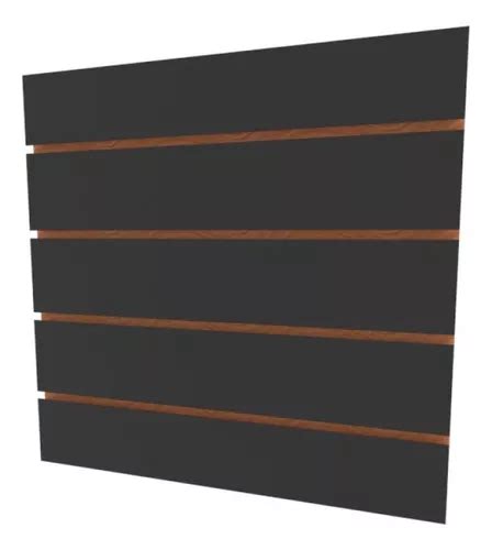 Placa Mdf Canaletado Painel Mdf Loja Preto X Parcelamento Sem Juros