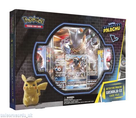 Pokemon Tcg Detective Pikachu Greninja Gx Case File Brand New And