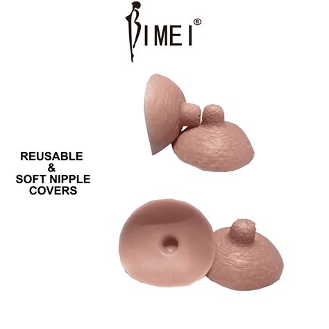 Buy Bimei Attachable Silicone Prosthetic Nipples Pre Adhesive Reusable