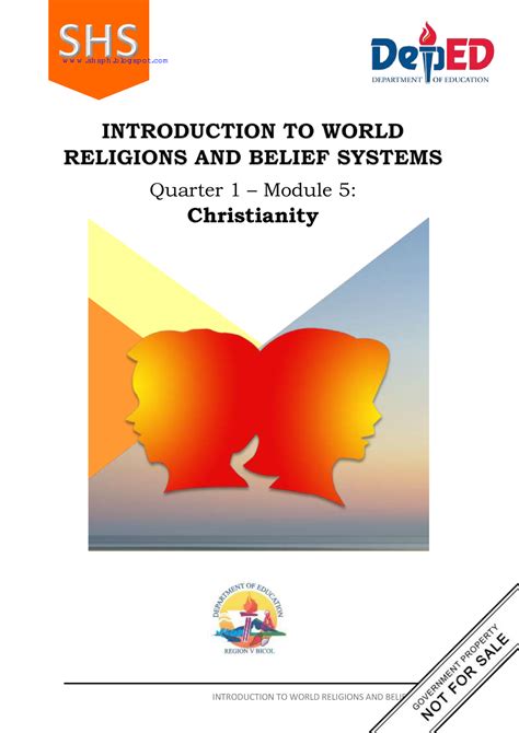 Iwrbs Module 5 World Religion Quarter 1 Module 5 Christianity