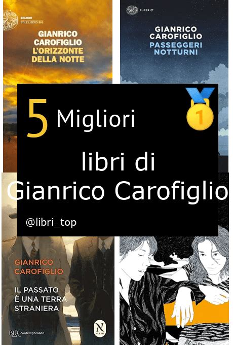 🥇 Libri Di Gianrico Carofiglio 【classifica 2024】