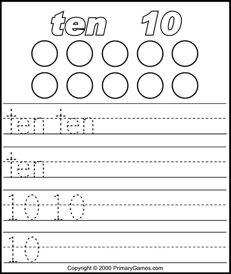 Numbers Activity Pages Free Printable Worksheets