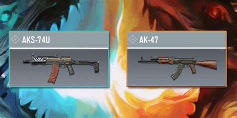 AKS-74U (RUS-79U) VS AK-47 Comparison | Call of Duty Mobile - zilliongamer