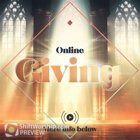 Online Giving Shift Worship