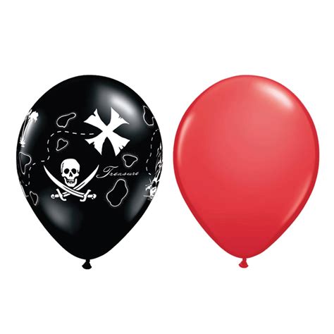 Pirates Treasure Map Latex Balloons 6ct The Party Darling