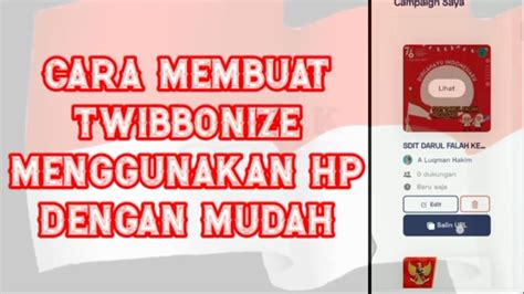 Cara Membuat Twibbonize Menggunakan Hp Dengan Mudah Youtube