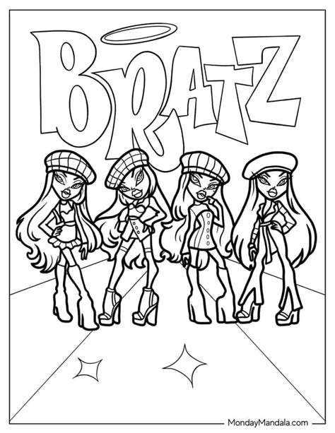 Bratz color pages – Artofit