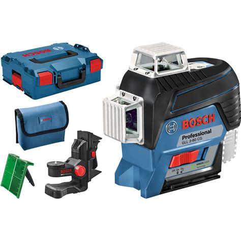 Bosch GLL 3 80 CG BM1 12V Body Only Green Cross Line Laser L Boxx