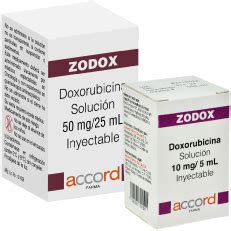 Zodox doxorubicina antineoplásico solución inyectable Accord RX rx