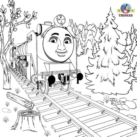 Printable Thomas The Train Coloring Pages