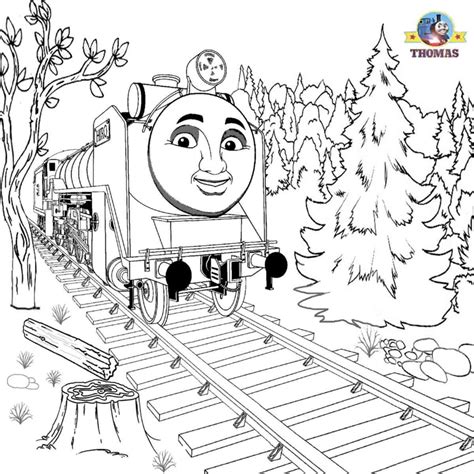 Printable Thomas The Train Coloring Pages