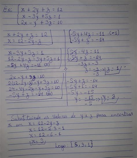 Como Resolver Sistema De 3 Equações E 3 Incógnitas Br