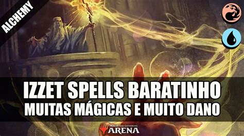 Deck Barato De M Gicas R Pidas E Muito Dano Izzet Burn Spells Budget