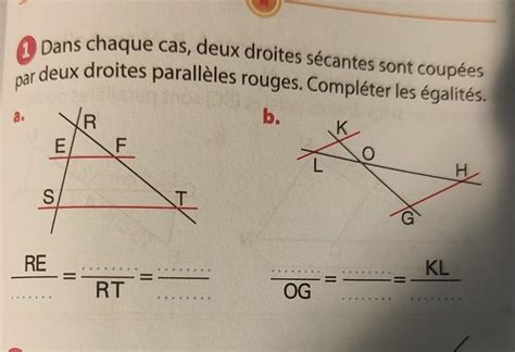 bonjour pourriez vous m aider à faire l exercice svp dans chaque cas